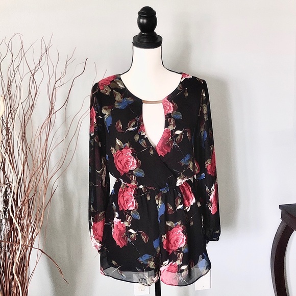 YA LOS ANGELES FLORAL ROMPER - Picture 8 of 8